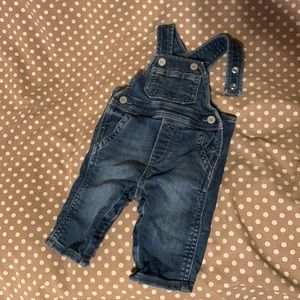 Baby Gap denim overalls 0-3months